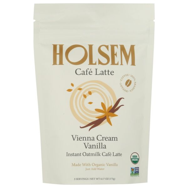 HOLSEM: Instant Vanilla Vienna Cream Latte, 6.17 oz