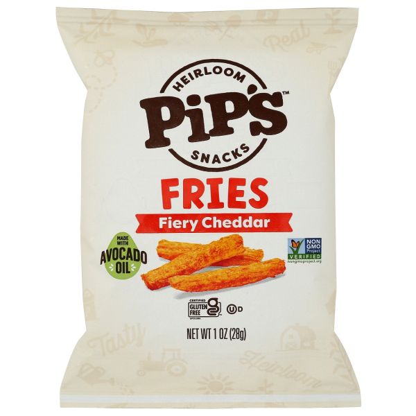 PIPS: Fiery Cheddar Fries, 1 oz