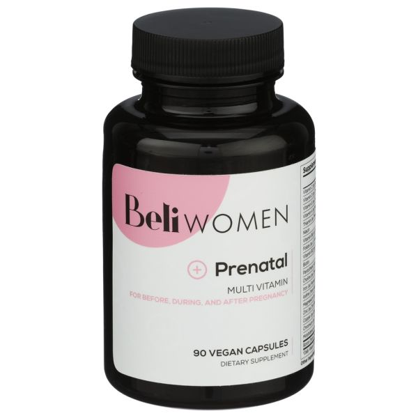 BELI: Women Prenatal Multivitamin, 90 vc