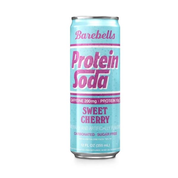 BAREBELLS: Sweet Cherry Protein Soda, 12 fo