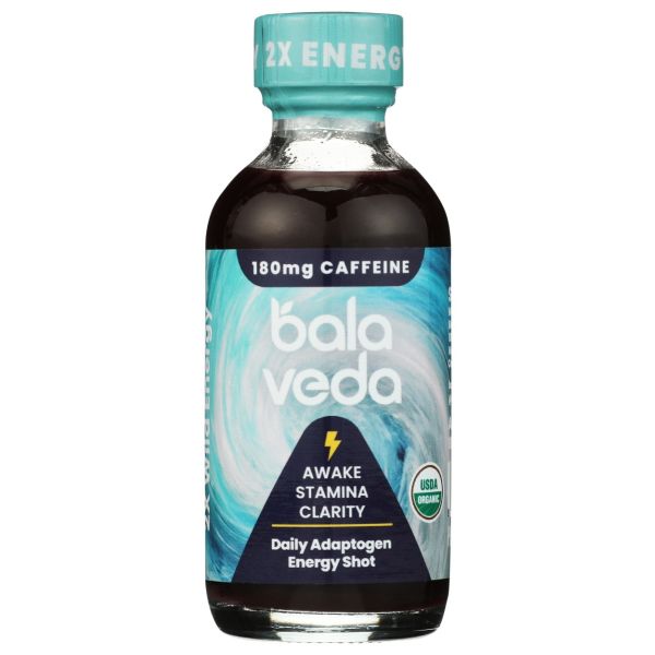 BALAVEDA: Wild Awake 2x Energy Shot, 2 fo