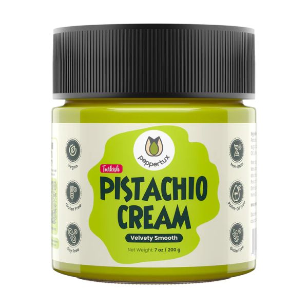PEPPERTUX: Velvety Smooth Vegan Pictachio Cream, 7 oz