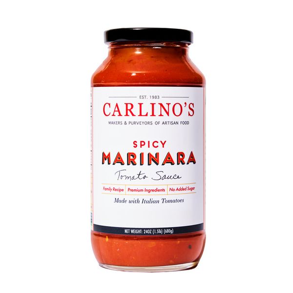 CARLINOS: Spicy Marinara Tomato Sauce, 24 oz 