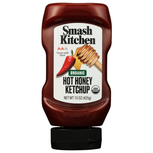 SMASH KITCHEN: Organic Hot Honey Ketchup, 15 oz
