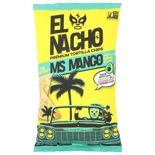 EL NACHO: Ms Mango Tortilla Chips, 10 oz