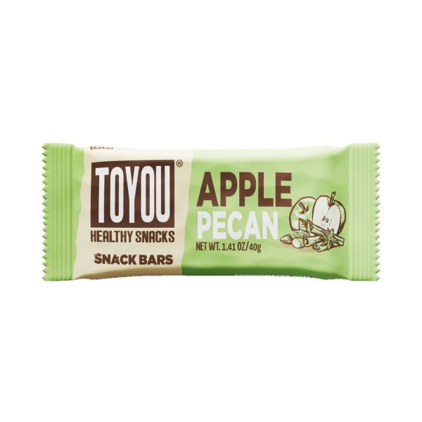 TOYOU SNACKS: Apple Pecan Snack Bar, 1.41 oz