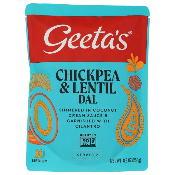 GEETA'S: Chickpea and Lentil Dal Dish, 8.8 oz