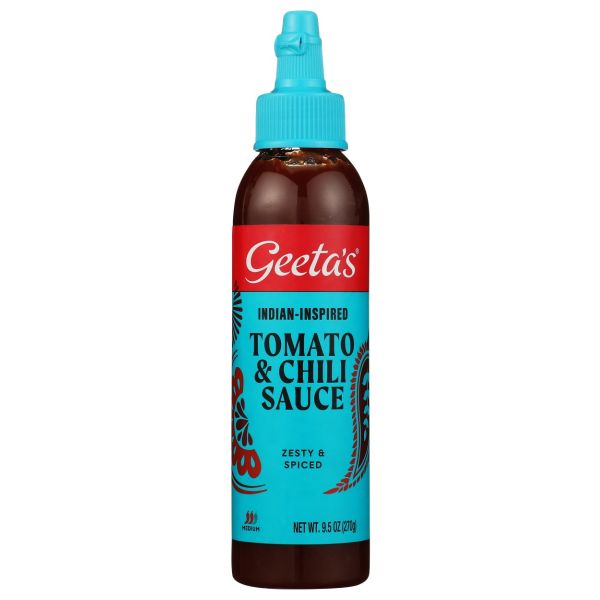 GEETA'S: Tomato and Chili Sauce, 9.8 oz