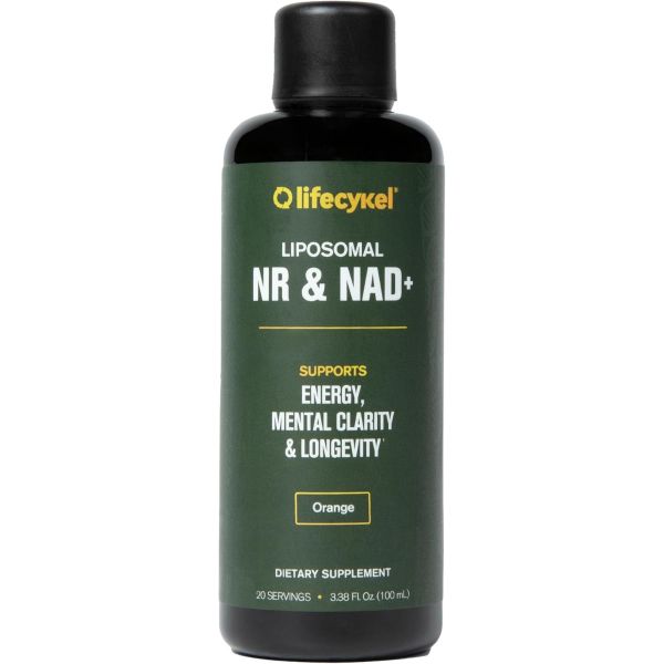 LIFECYKEL: Liposomal NR and NAD+ Orange Flavor, 3.38 fo