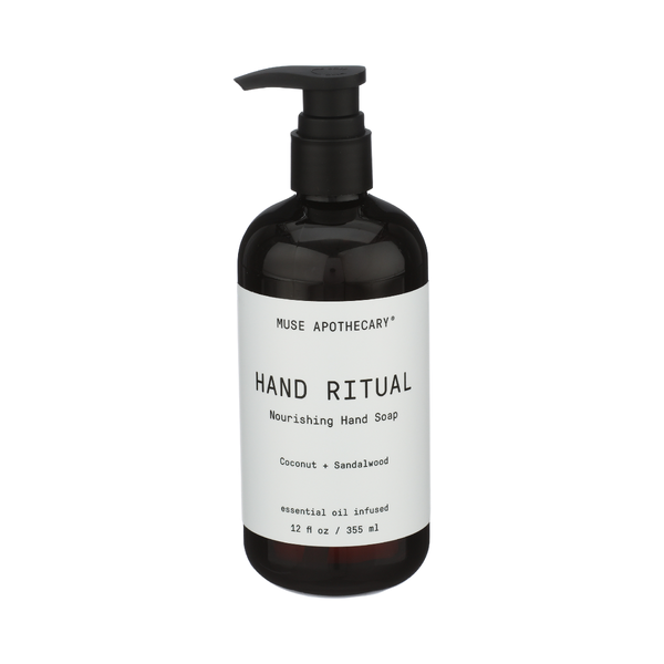 MUSE APOTHECARY: Hand Ritual Coconut Sandalwood Nourishing Hand Soap, 12 fo