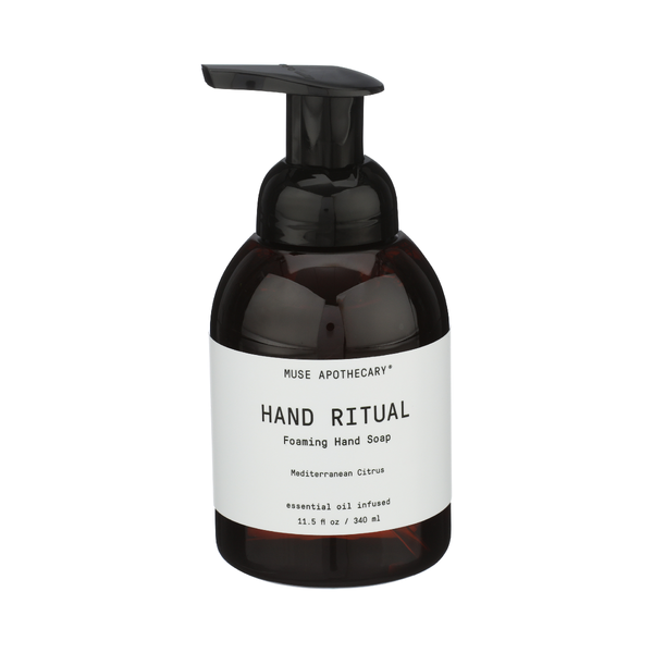 MUSE APOTHECARY: Hand Ritual Mediterranean Citrus Foaming Hand Soap, 11.5 fo