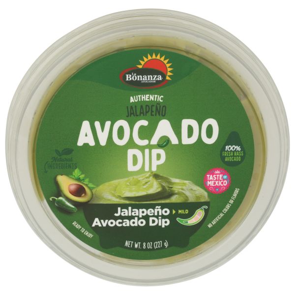 LA BONANZA: Avocado Jalapeno Dip, 8 oz