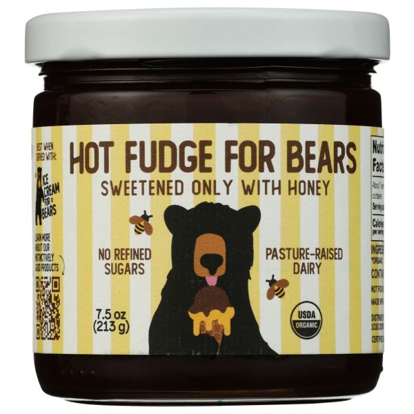 ICE CREAM FOR BEARS: Hot Fudge for Bears, 7.5 oz