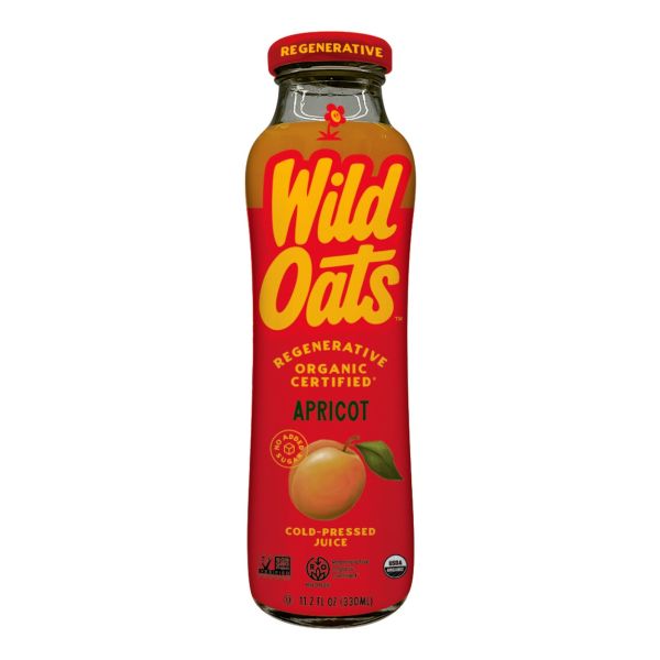 WILD OATS: Organic Apricot Juice, 11.2 fo