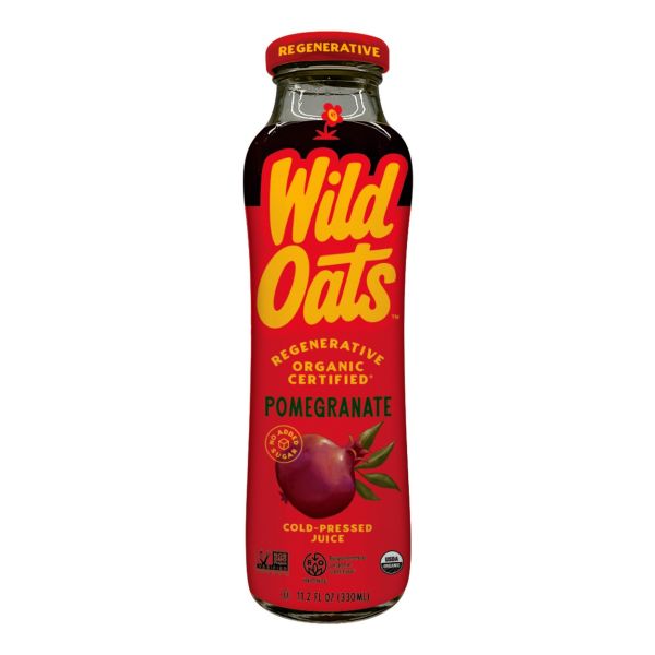 WILD OATS: Organic Pomegranate Juice, 11.2 fo