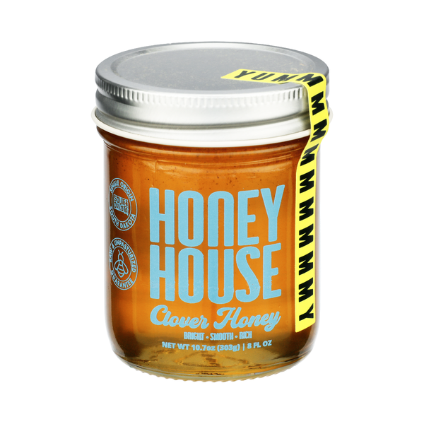 HONEY HOUSE: Clover Honey, 8 oz
