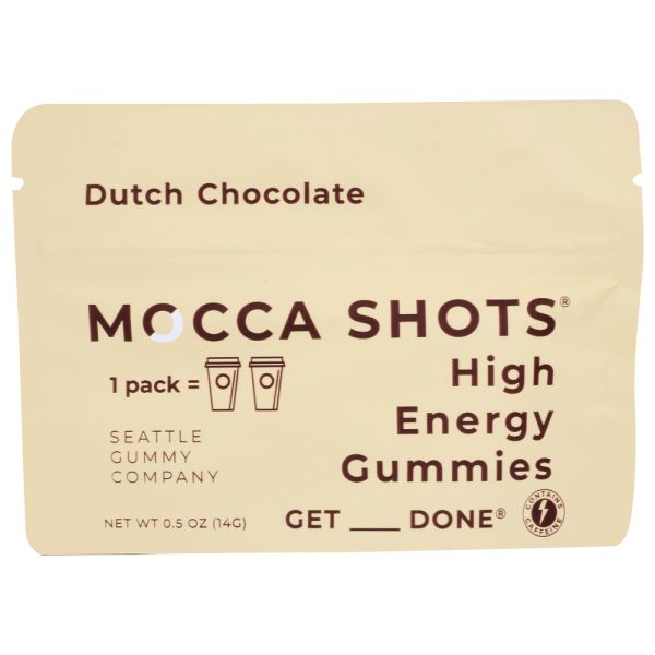 SEATTLE GUMMY COMPANY: Energy Gummy Dutch Chocolate 2Pk, 1 oz