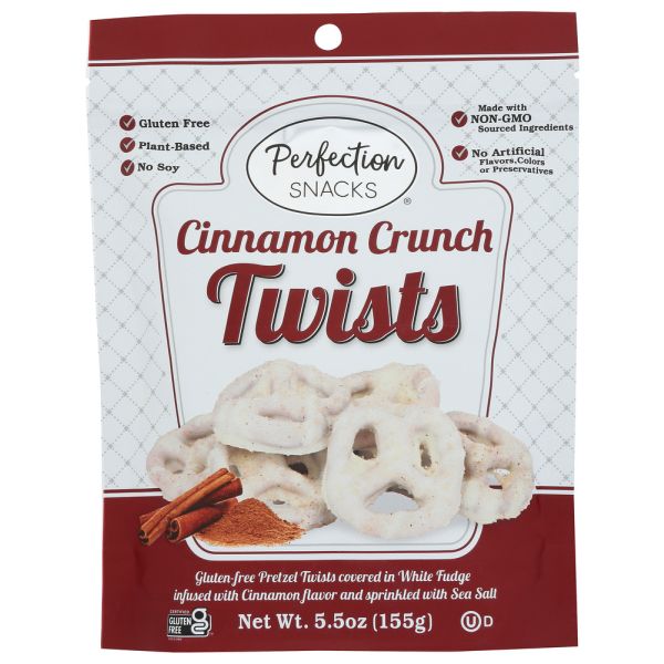 PERFECTION SNACKS: Cinnamon Crunch Pretzel Twists, 5.5 oz