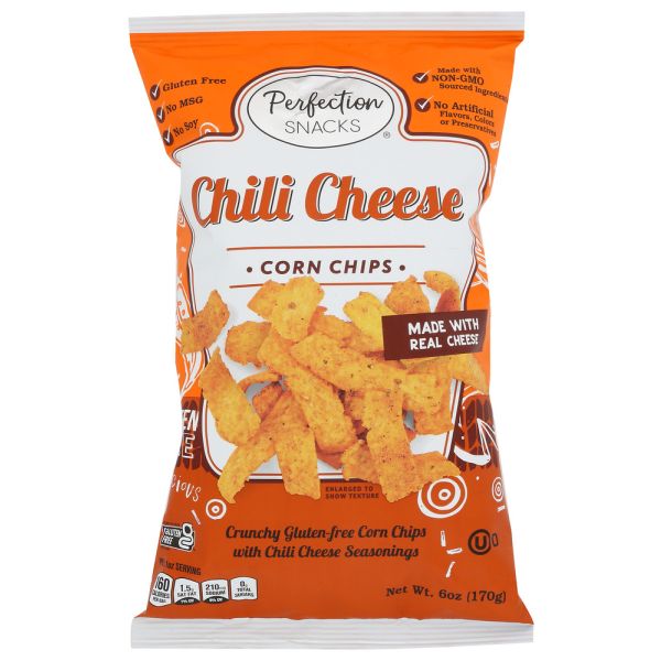 PERFECTION SNACKS: Chili Cheese Corn Chips, 6 oz