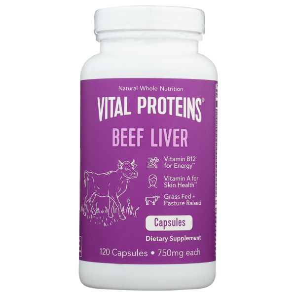 VITAL PROTEINS: Beef Liver, 120 cp