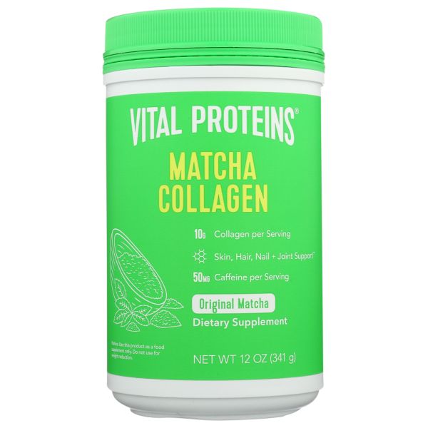 VITAL PROTEINS: Matcha Collagen, 12 oz