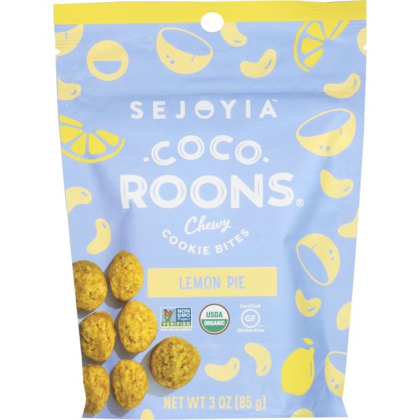 SEJOYIA: Cocoroons Lemon Pie Cookie Bites, 3 oz