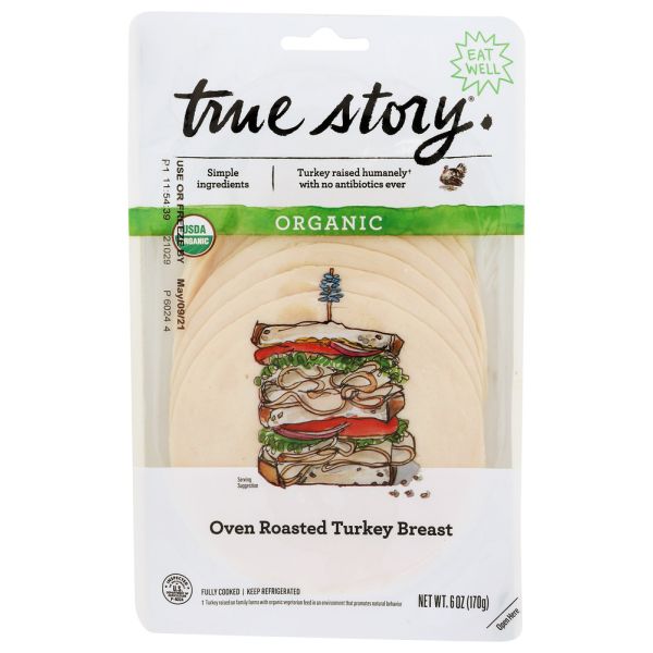 TRUE STORY: Oven Roasted Turkey Breast, 6 oz