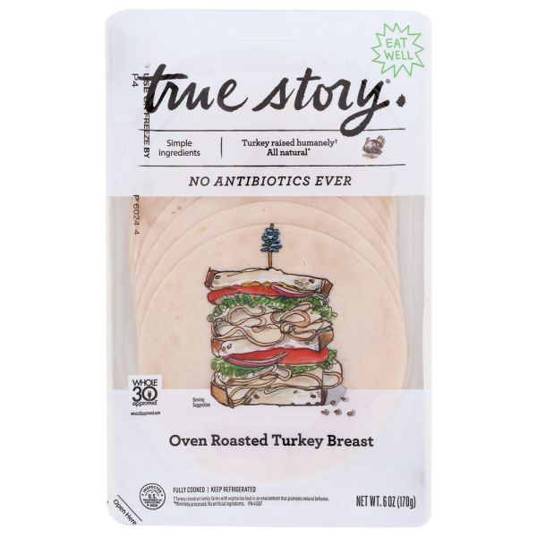 TRUE STORY: Oven Roasted Turkey Breast, 6 oz