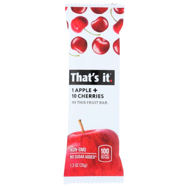 THAT'S IT: Apple + Cherries Fruit Bar, 1.2 oz