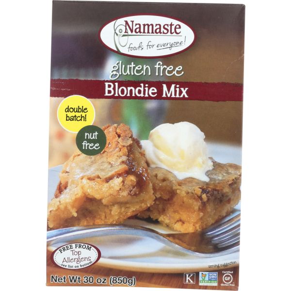 NAMASTE FOODS: Gluten Free Blondie Mix, 30 oz