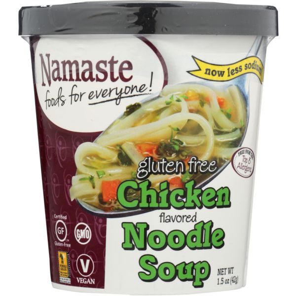 NAMASTE FOODS: Chicken Flavored Noodle Soup, 1.5 oz