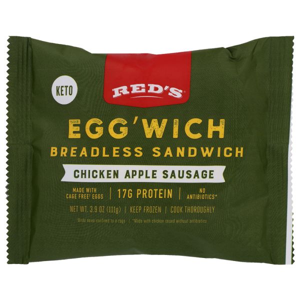 RED'S: Chicken Apple Sausage Egg'Wich, 3.50 oz