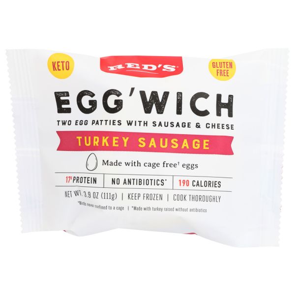RED'S: Turkey Sausage Egg'Wich, 3.50 oz