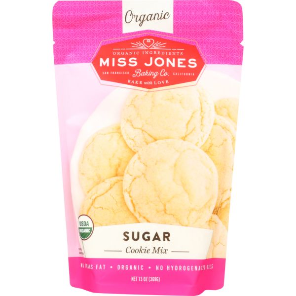 MISS JONES BAKING CO: Mix Cookie Sugar Organic, 13 oz
