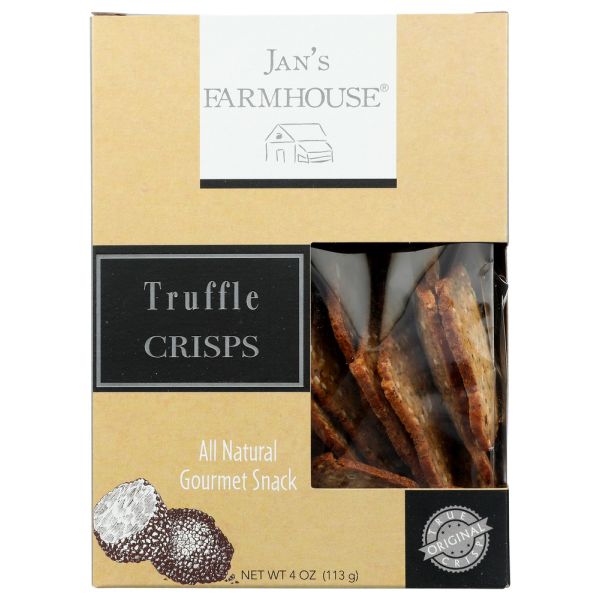 JANS FARMHOUSE: Truffle Crisps, 4 oz