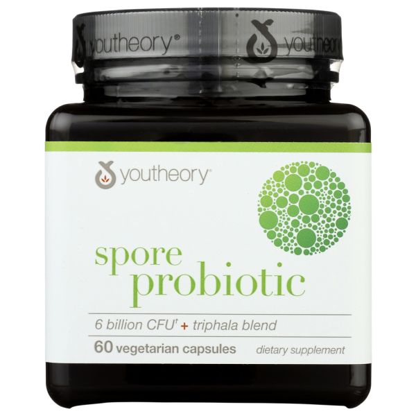 YOUTHEORY: Spore Probiotic 6 Billion CFU, 60 cp