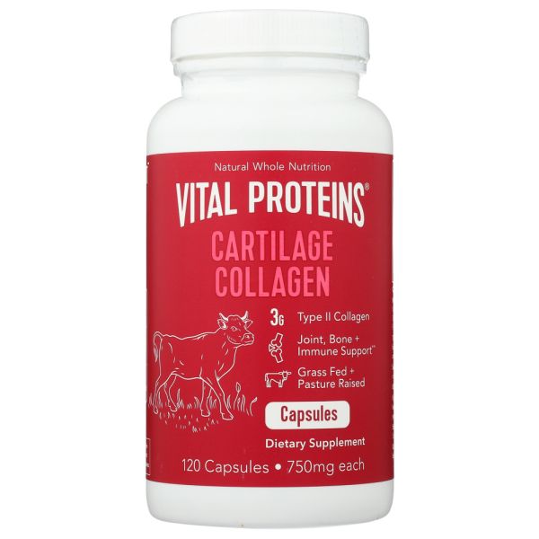 VITAL PROTEINS: Cartilage Collagen Capsules, 120 cp