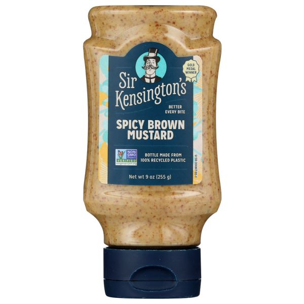 SIR KENSINGTONS: Spicy Brown Mustard, 9 oz