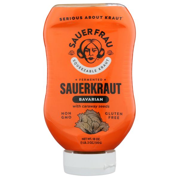 SAUER FRAU: Sauerkraut Mld Swt Bvrn, 18 oz