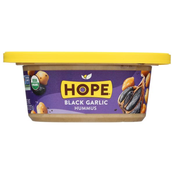 HOPE: Organic Hummus Black Garlic, 8 oz