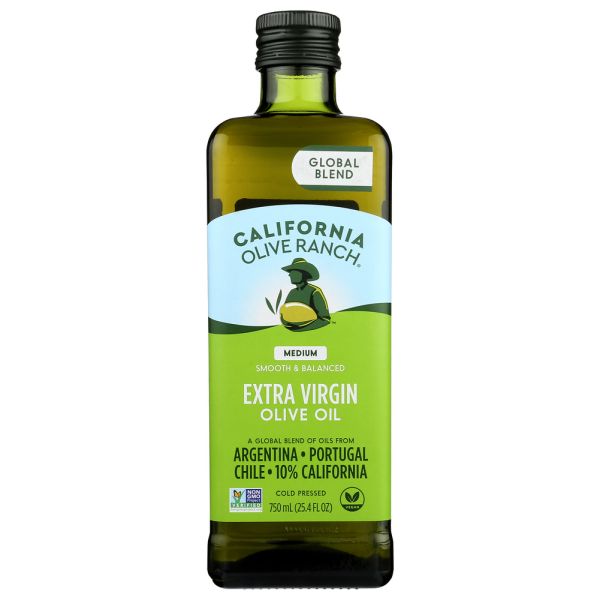 CALIFORNIA OLIVE RANCH: Global Blend Medium Extra Virgin Olive Oil, 25.4 fo