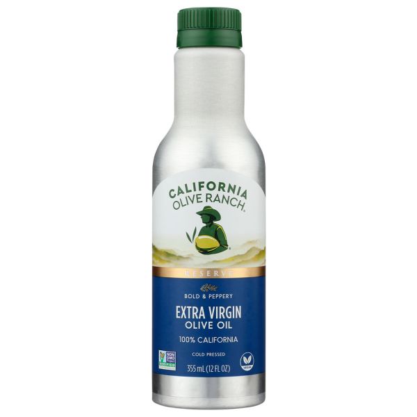 CALIFORNIA OLIVE RANCH: Reserve Bold and Peppery Olive Oil Aluminum, 12 fo