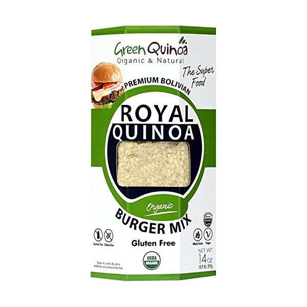 GREEN QUINOA: Quinoa Burger Mix, 14 oz