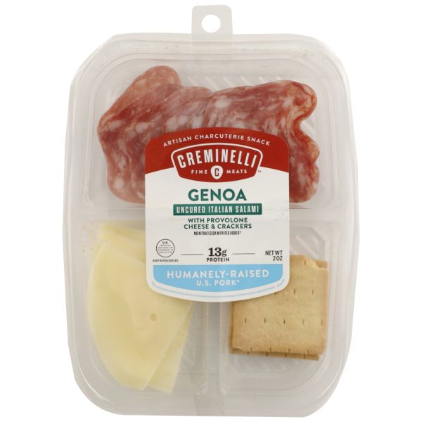 CREMINELLI FINE MEATS: Salami Genoa Prov Crackers, 2 oz