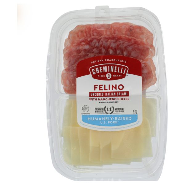 CREMINELLI: Salami Felino Manchego Sliced, 2.2 oz