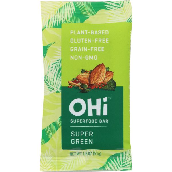 OHI: Superfood Bar Super Green, 1.80 oz