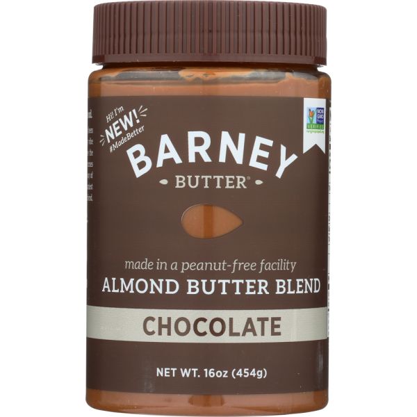 BARNEY BUTTER: Almond Butter Blend Chocolate, 16 oz
