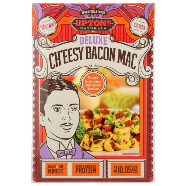UPTONS NATURALS: Cheesy Bacon Mac, 10.05 oz