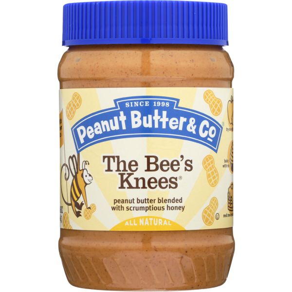 PEANUT BUTTER & CO: The Bee's Knees Peanut Butter Blended with Scrumptious Honey, 16 oz