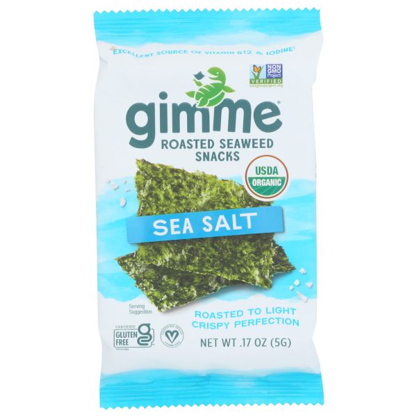GIMME: Premium Organic Seaweed Sea Salt, 0.17 oz